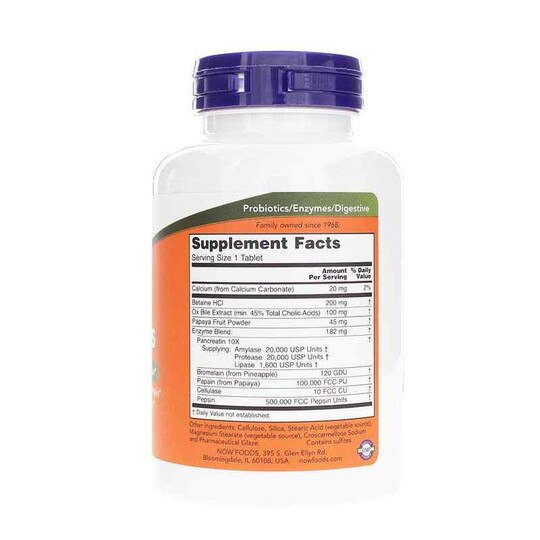 Super Enzymes Tablets, NOW